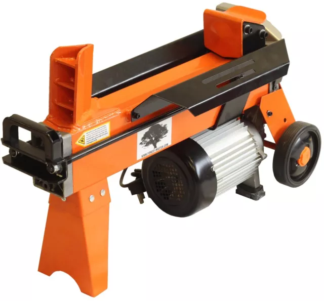 5 Ton Hydraulic Electric Log splitter Fast wood timber cutter 2200 W of power