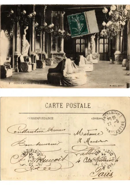 CPA AK ALGERIA - CONSTANTINE - L'Hotel de Ville - La Salle des Fetes (773966)