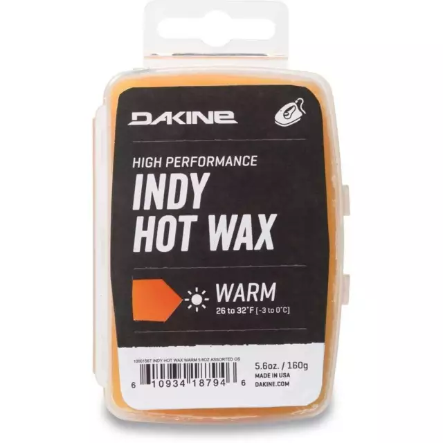 Dakine Indy Hot Wax Warm Temperature Ski & Snowboard Wax (5.6 oz)