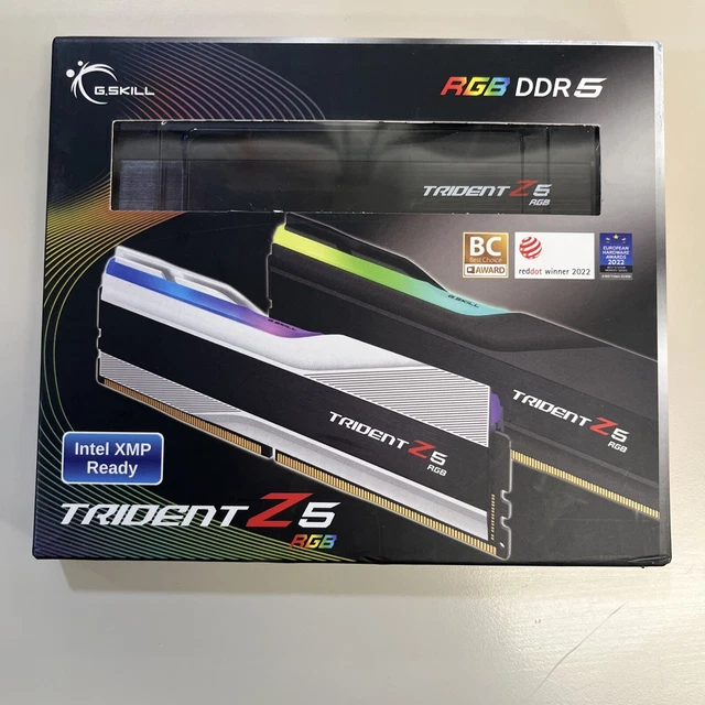 G.SKILL Trident Z5 RGB 32GB (2 x 16GB) PC5-51200 (DDR5-6400) DIMM CL32 Memory -