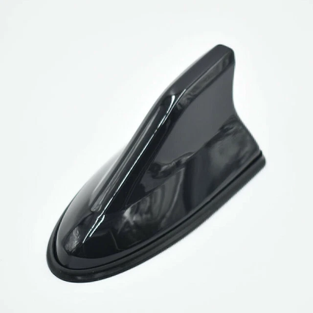 Antenna Auto A Pinna Di Squalo Universale - Adesiva, Nero, Migliora Segnale Radio AM/FM, Facile Installazione - Foto 5