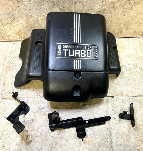94-97 Engine Cover w/ Brackets Ford Turbo Diesel 7.3 Powerstroke F250 F350 OBS 94-97 Engine Cover w/ Brackets Ford Turbo Diesel 7.3 Powerstroke F250 F350 OBS