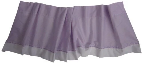 Baby Doll Bedding Regal Window Valance, Lavender