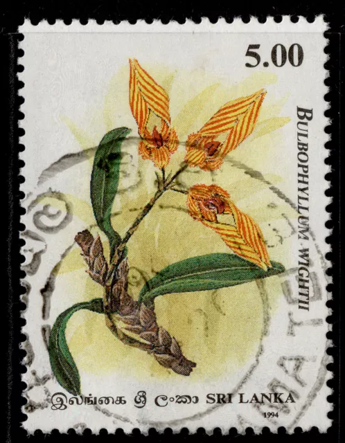 SRI LANKA QEII SG1288, 5r bulbophyllum wightii 1994, FINE USED.