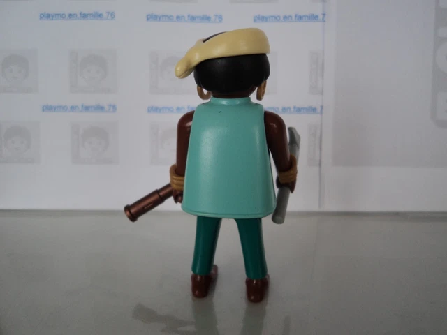 PLAYMOBIL, PIRATE, BORGNE, corsaire, pirates des caraïbes, Geobra
