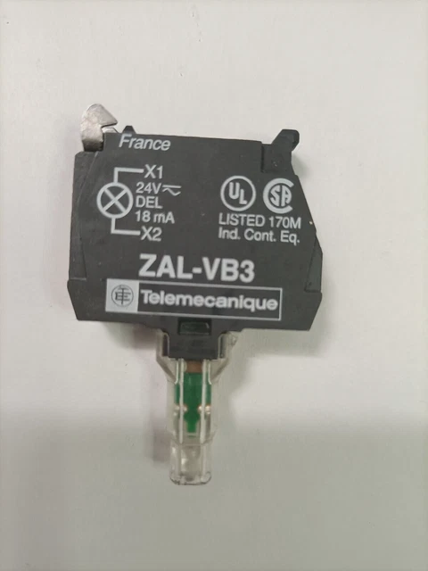 Telemecanique Schneider ZAL-VB3, attacco lampada Harmony LED verde, 24 V