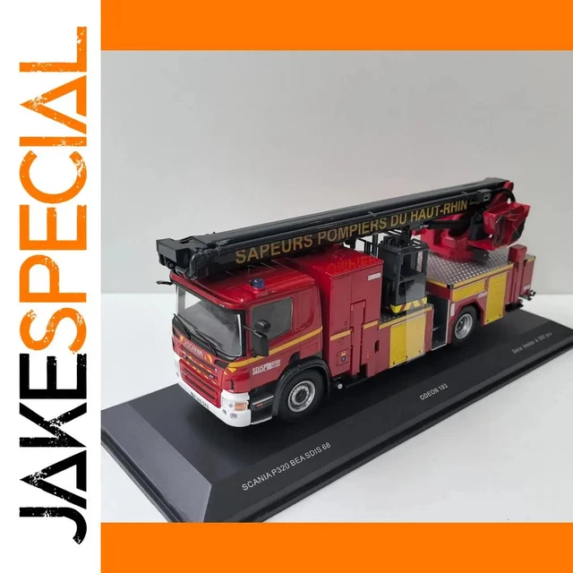 ALERTE ALERTE0150 Scale 1/43 | MAN LE 14.220 TRUCK DOUBLE CABINE BEMAEX Grimp Sdis 77 Sapeurs Pompiers Groupe Reconnaissance Intervention Milieu Perilleux 2004