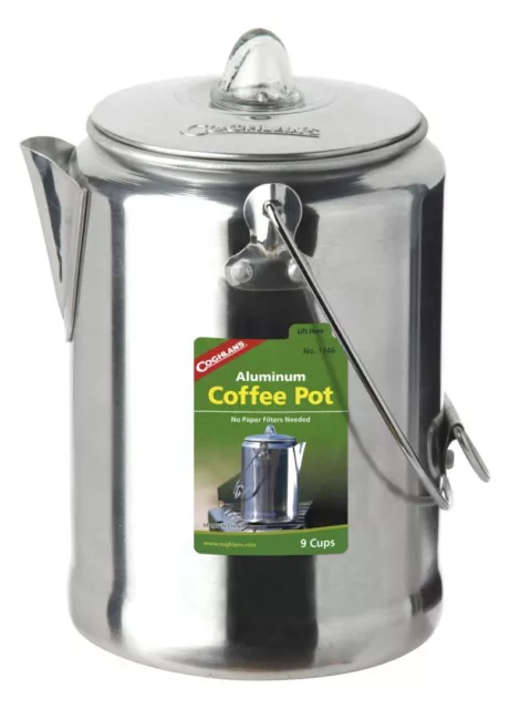 Coghlans Aluminium Percolator-Kaffee-Kanne