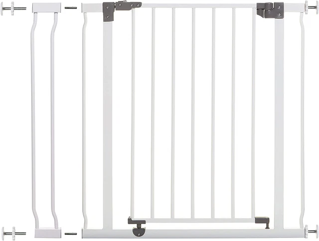 Dreambaby Liberty Walk Thru Auto Close Baby Safety Gate Set with Extension Panel