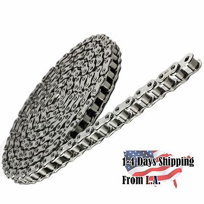 #50 SS Stainless Steel Roller Chain 10 Feet with 1 Connecting Link