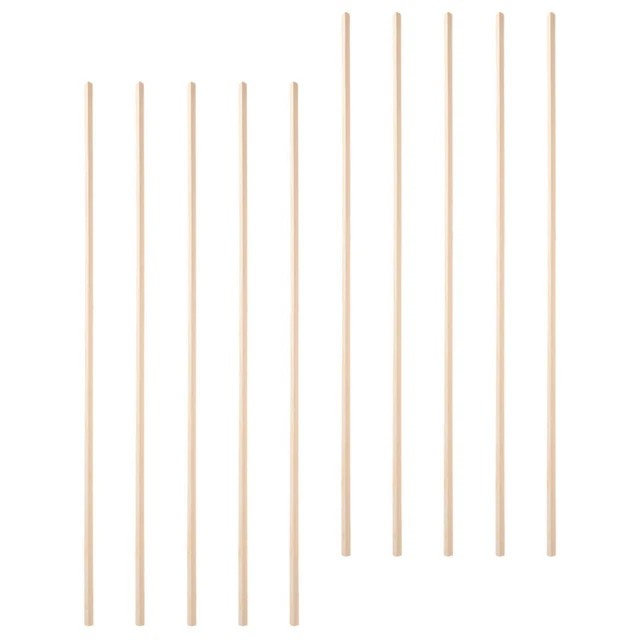 10 Pcs Triangular Wooden Strip Triangle Dowel Rods Window Edges Trim Border
