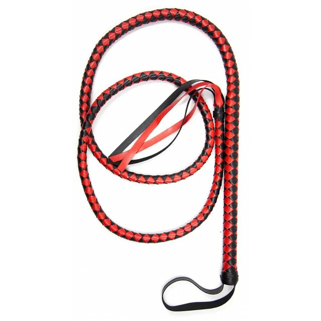 Fouet (cravache) En Bambou Pour Fétichisme SM - Longueur 60 Cm, Couleur Noir - Neuf, Marque Kiotos