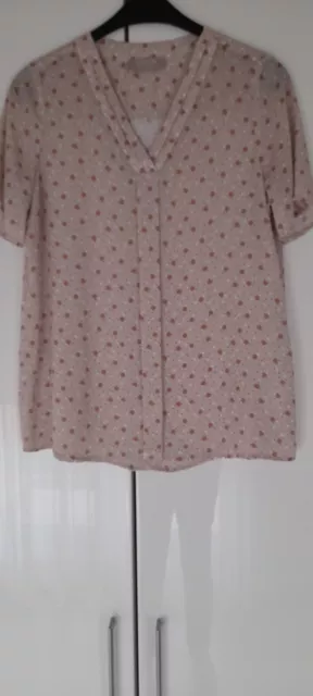 Thom by Thomas Rath Damen Tunika bluse beige Dots Gr. 40 Neu