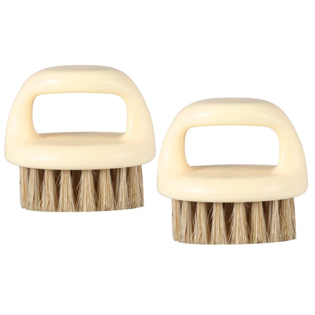 Haarbürste Mit Puderfunktion – Weiche Borsten, Ergonomischer Griff, Für Salon & Zuhause (weiß)