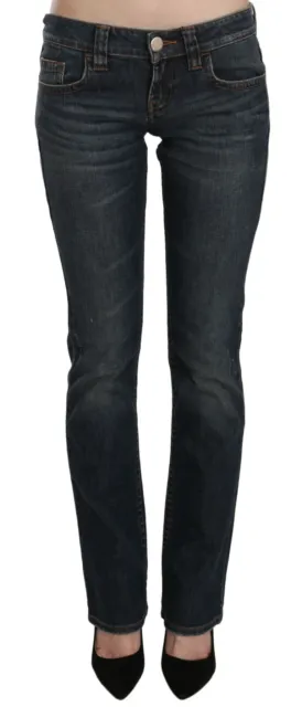 JEAN'S PAUL GAULTIER Jeans Black Washed Low Waist Slim Fit Denim s. W30 RRP $500