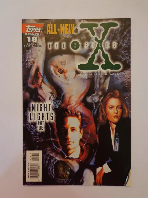 The X-Files Night Lights Part 1 Carter Vol. 1 #18 Topps Comics June 1996 NM