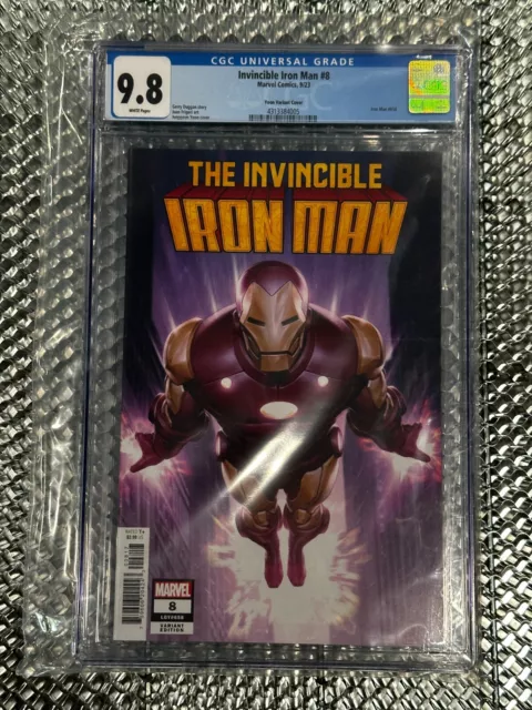 🤖Invincible Iron Man #8🤖CGC 9.8 MINT🤖1:25 Incentive Yoon Variant🤖FREE SHIP🤖