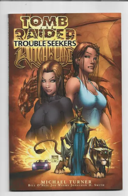 Top Cow Image Comics Tomb Raider Witchblade Trouble Seekers Lara Croft Turner