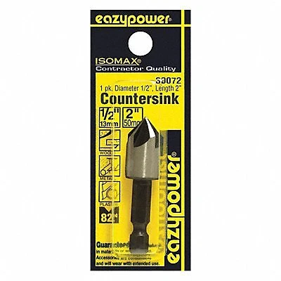 Eazypower Countersink, 1/2" Body Dia.  30072 Eazypower 30072 083771300722