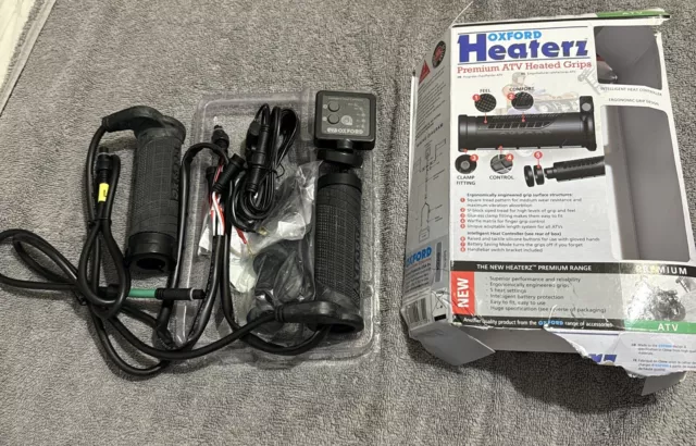 Oxford Heaterz Premium ATV Heated Grips Grip Kit Set 7/8" ATV All Models