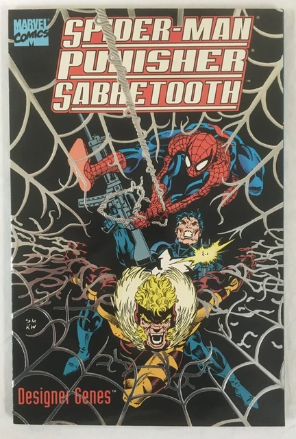 Spider-Man Punisher Sabretooth : Designer Genes Marvel 1993 TPB New VF/NM 9.0
