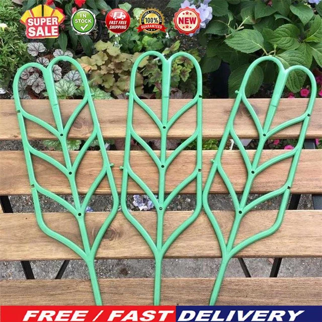 Traliccio da giardino a forma di foglia per arrampicata piante portapiante in vaso