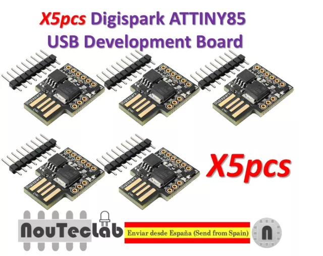 5pcs Digispark ATTINY85 General Micro USB Development Board For Arduino