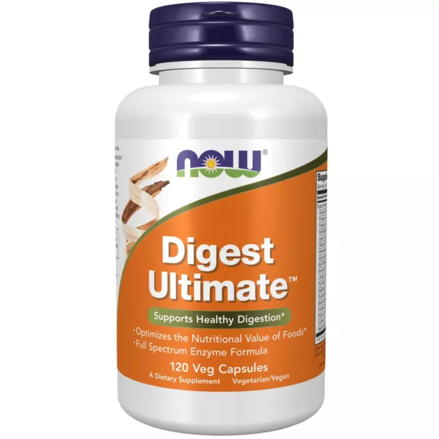 NOW Foods Digest Ultimate 120 Veg Capsules, Digestive Support, Gut Health