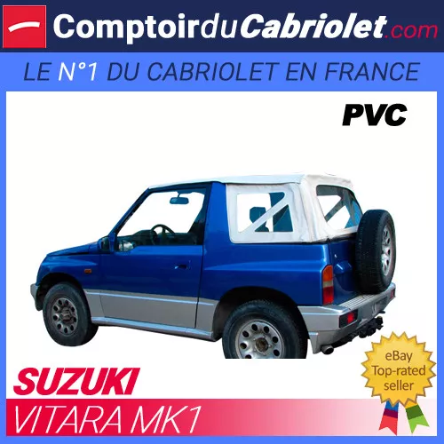 Capote Blanche 4x4 Suzuki Vitara MK1 cabriolet en PVC