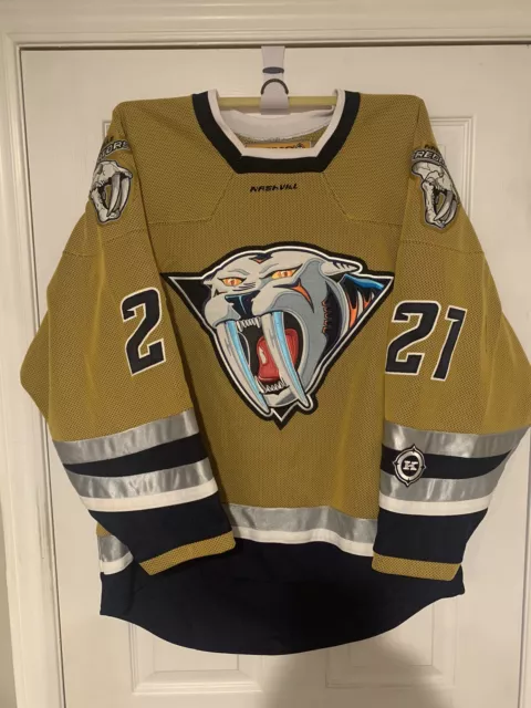 Authentic Vokoun Koho Nashville Predators Mustard Cat Alt NHL Hockey Jersey  52
