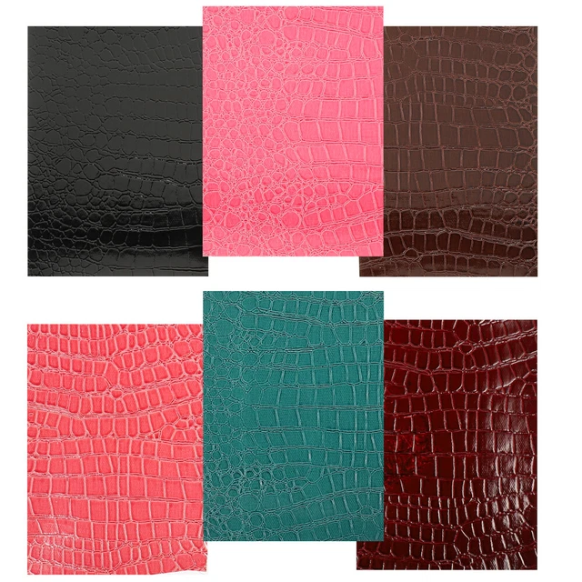 6 blätter Tragbare Crafting Leder Blätter Für Schmücken Schmuck Handwerk Freunde