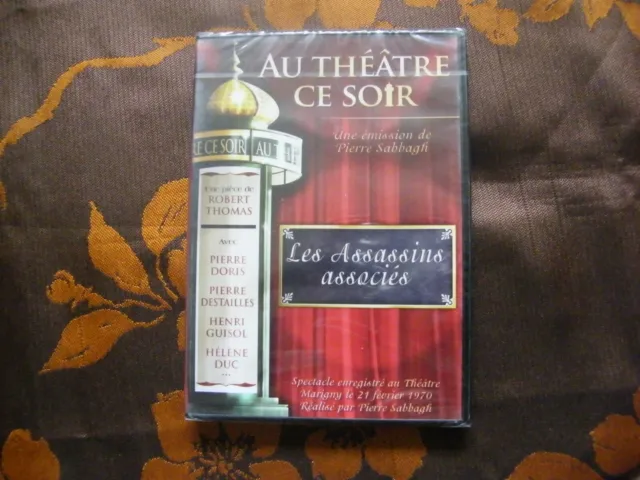 DVD AU THEATRE CE SOIR LES ASSASSINS ASSOCIES - Robert Thomas  (2007)  NEUF