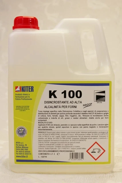Kiter K 100 Forni 5 LT DISINCROSTANTE ALCALINO FORNI