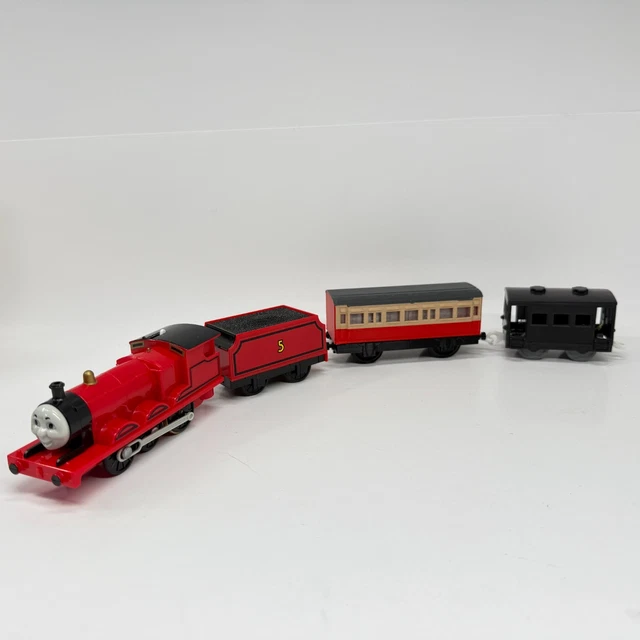 THOMAS & FRIENDS TrackMaster James Train Engine Motorized + Custom ...