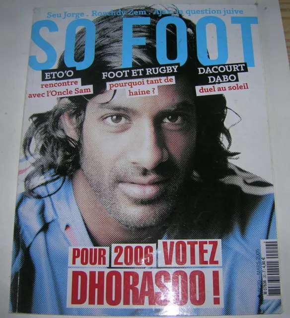 Magazine  SO FOOT N° 20 mars 2005 Votez Dhorasoo