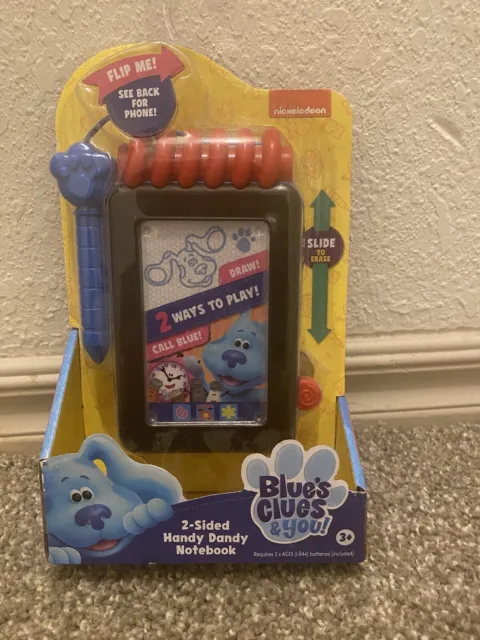Blues Clues Handy Dandy Notebook Double 2 Sided New Nickelodeon