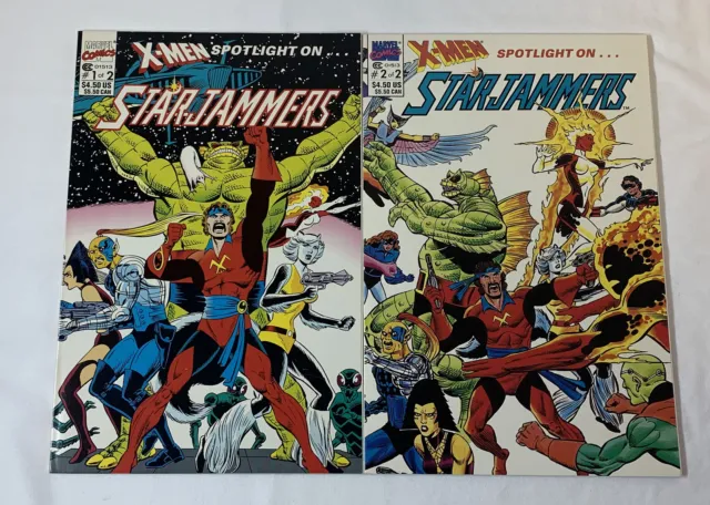 X-MEN SPOTLIGHT ON THE STARJAMMERS #1 and 2~ FULL SET