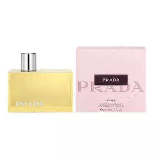 PRADA AMBER by Prada for Women Perfumed BATH SHOWER GEL 6.75 oz 200ml NEW IN BOX