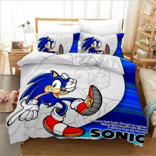Sonic the Hedgehog Single/Double/King Bed Quilt Cover Set