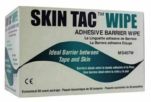 TORBOT Group Skin-Tac-H Adhesive Barrier Wipes, 50/Box