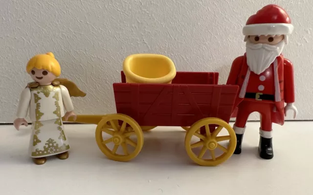 Playmobil Father Christmas/ Santa, Sleigh And Angel