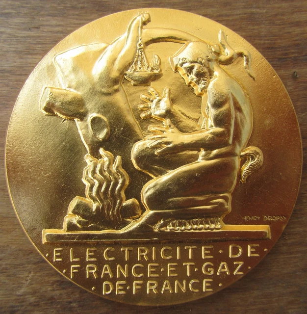 Médaille Ancienne En Bronze Le Gérard à élution - Années 1920, Très Rare, Fabricant WC Link