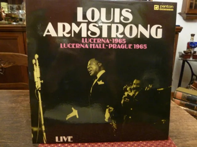 Vinyl LP Louis Armstrong - Lucerna 1965 - Panton 8015 0075 - Lucerna-Hall Prague