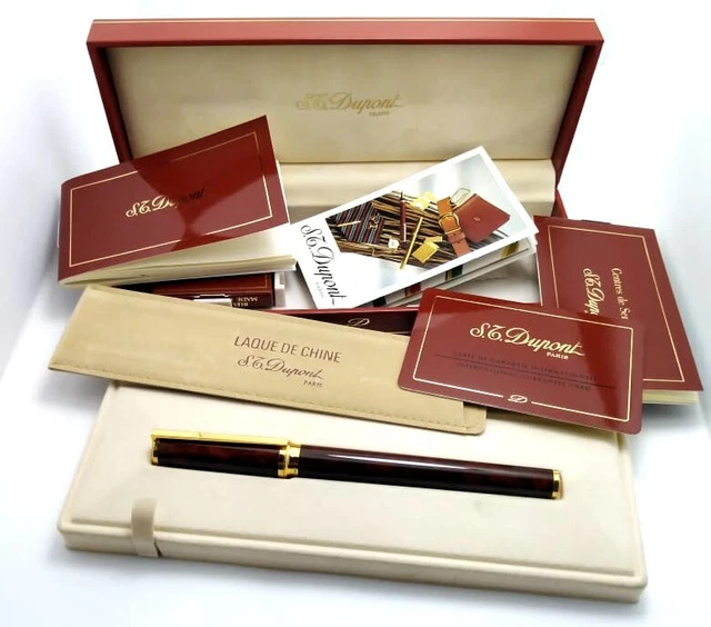 Boîte Écrin Vide S.T. Dupont Pour Stylo Gatsby - Rouge - Très Bon État Occasion