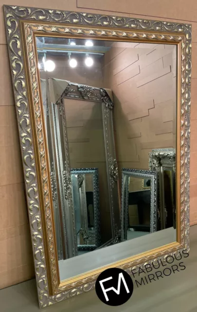 Large Antique Mirror Gold Ornate - Choose your size - *New* Premium Quality 2