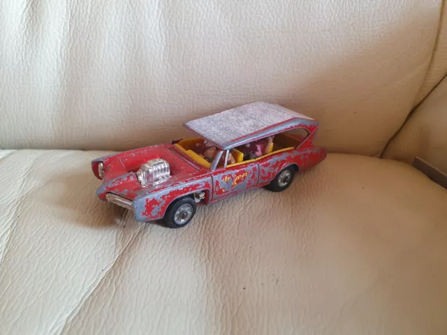 Corgi Toys monkeemobile 277 (1968) 3 Figures Present Monkees Vintage