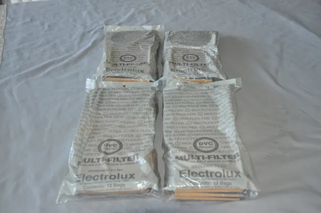 Lot of 47 DVC Brand 4-Ply Electrolux Upright Vacuum Cleaner Bags, Style U