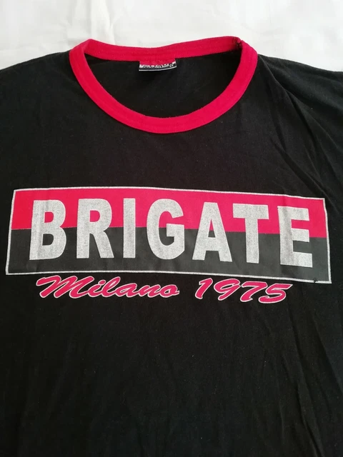 Maillot Ultras Milan - Brigate Rosso Nere - Programme Finale Roma (Occasion, Match ?)