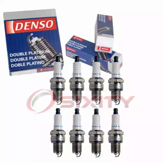 8 pc Denso Platinum Long Life Spark Plugs for 1974-1984 Jeep J20 5.9L 6.6L uq