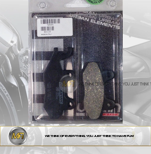 SOMMET 1 Coppia Pastiglie Freno Posteriore Per Honda NC 750 X (NC 750